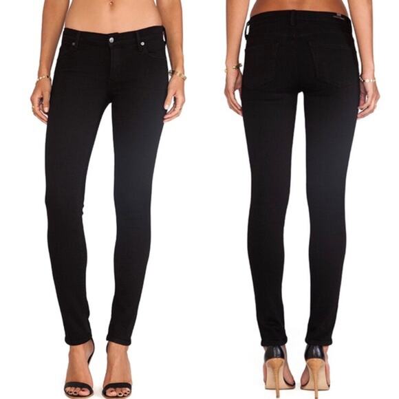 Citizens of Humanity Avedon Slick Skinny Jean Axel Black Size 28 - Picture 1 of 11